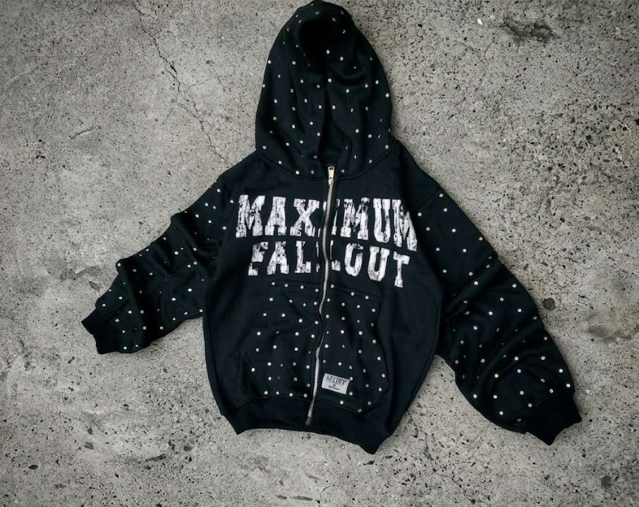 Maximum Fallout Hoddie Black